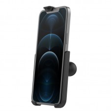 RAM-HOL-AP35BU - RAM© Form-Fit Cradle for Apple iPhone 12 Pro Max with Ball