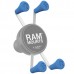 RAP-UN-CAP-4-BLUEU наконечник RAM® X-Grip® резиновый для креплений, 4 шт, цвет синий