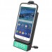 RAM-B-138-GDS-DOCK-V1U - Powered Phone Dock with Drill-Down Double Ball Mount