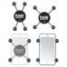RAM-HOL-UN7BCU универсальное крепление RAM® X-Grip® для смартфонов, шар 38 мм
