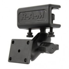 RAM-B-177-347U - Glare Shield Clamp Double Ball Mount with AMPS Hole Pattern