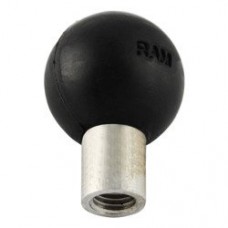 RAM-B-358U - обрезиненный шар RAM® 1" на стойке с внутренней резьбой 5/16"-24