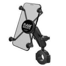 RAM-B-408-112-15-UN10U крепление RAM® X-Grip® для больших смартфонов на руль 28-38 мм, муфта 95 мм
