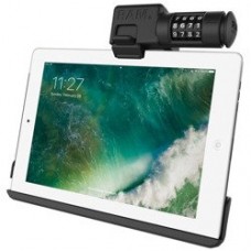 RAM-HOL-AP15CLU - EZ-Roll`r™ Combo Locking Holder for iPad 6th Gen, Air 2 + More