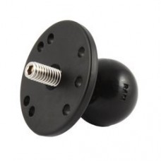 RAM-202C - Ball Adapter with Round Plate and 3/8″-16 Threaded Stud
