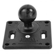 RAM-2461U-EXT1 - 75x75mm VESA Plate with Ball and 3/8″-16 Threaded Hole
